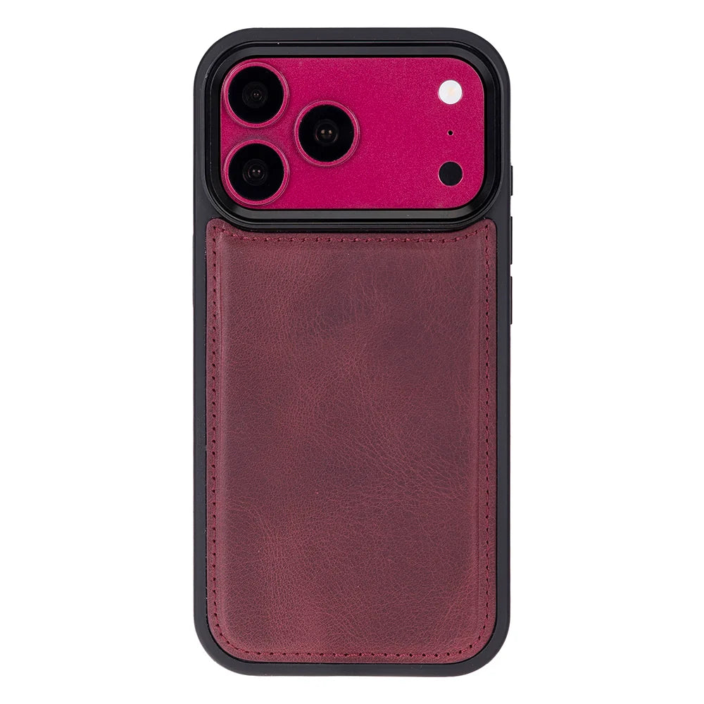Sengul Genuine Leather Wallet Case for iPhone 18 Pro