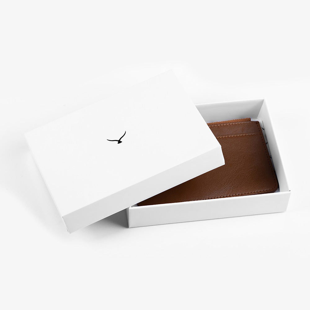 Women Leather Card Holder With Zipper