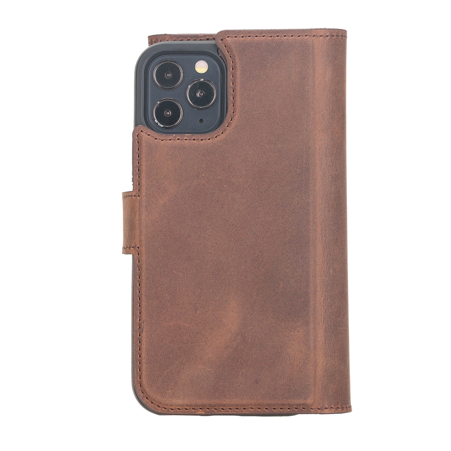 Santa I Phone 12 Pro Leather Detachable Wallet Case