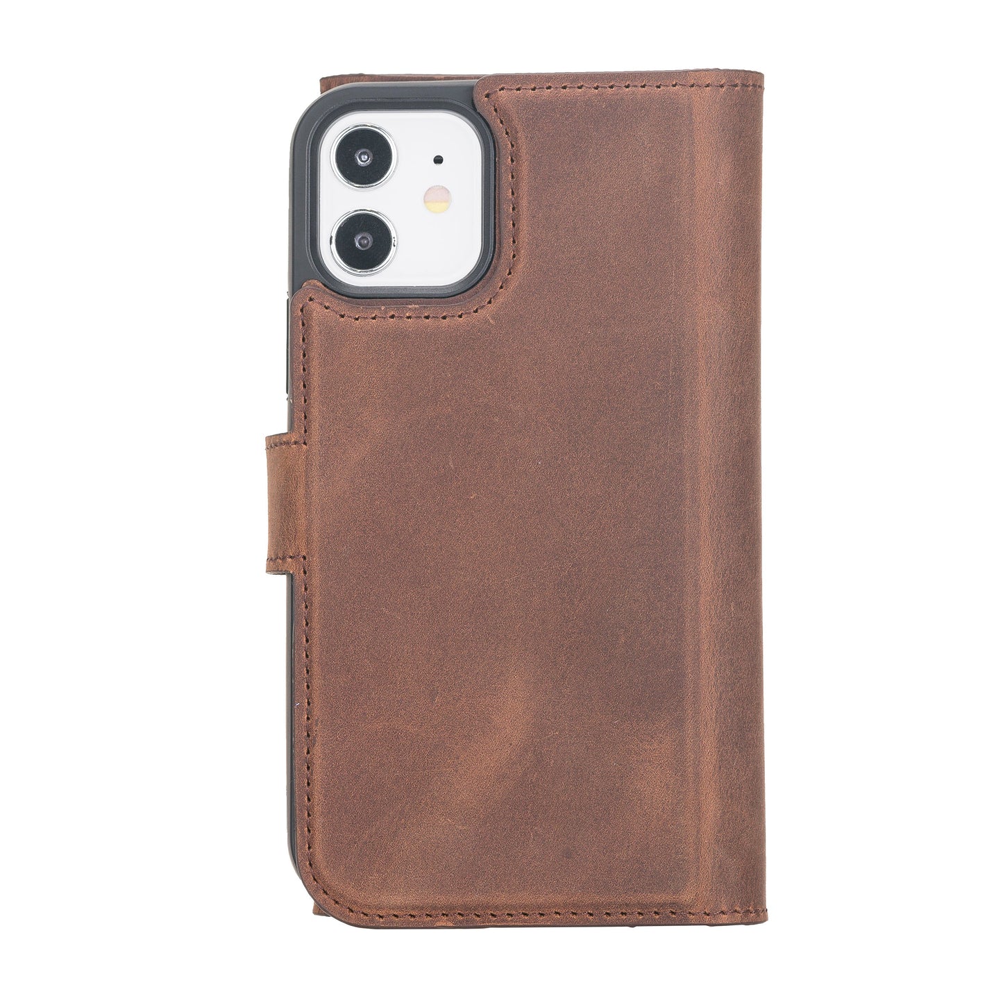 Santa I Phone 12 Mini Leather Detachable Wallet Case