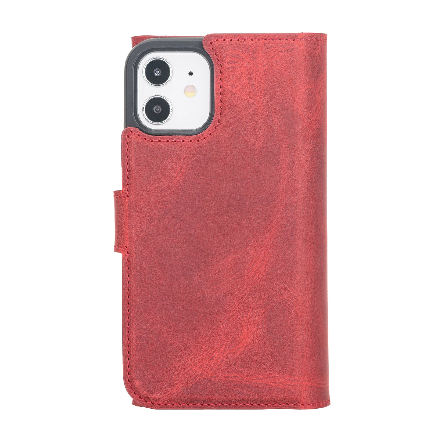 Santa I Phone 12 Mini Leather Detachable Wallet Case