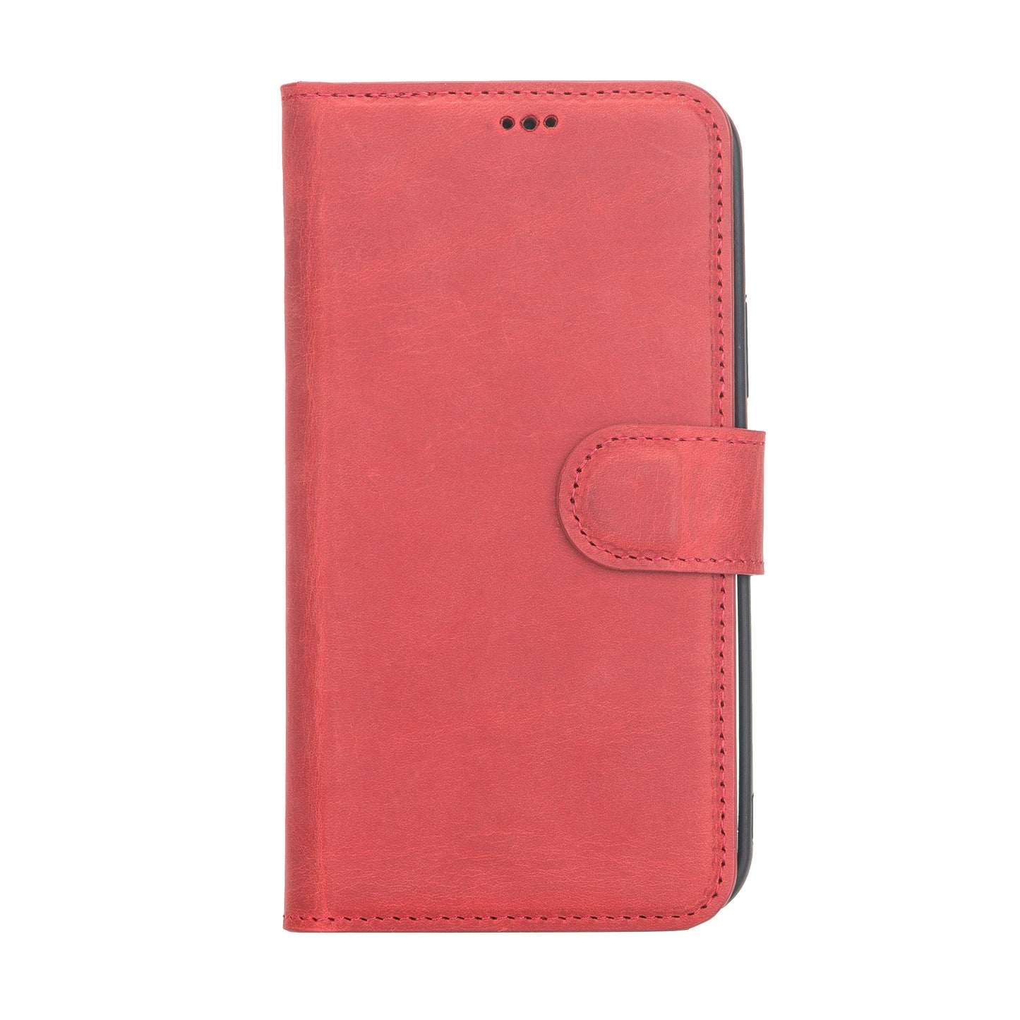Santa I Phone 12 Mini Leather Detachable Wallet Case