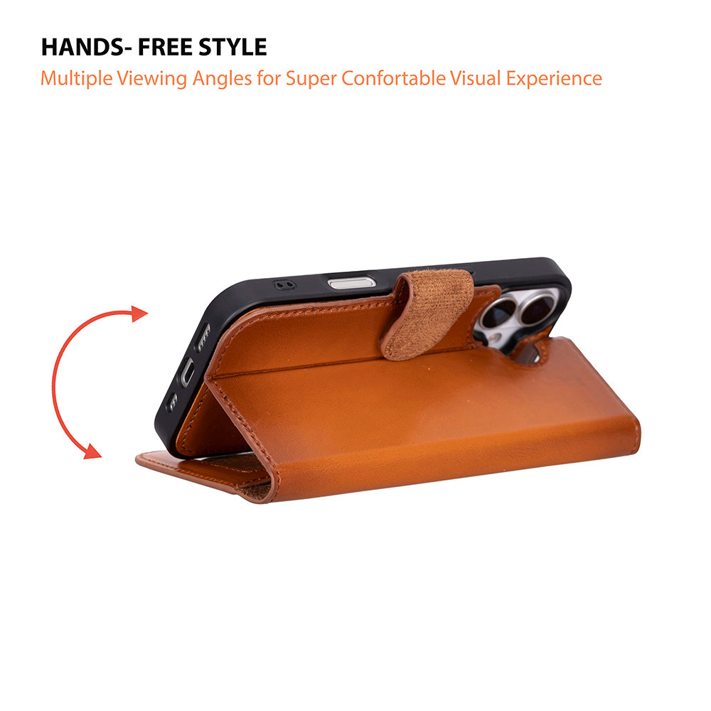 Magic I Phone 17 Leather Detachable Wallet Case