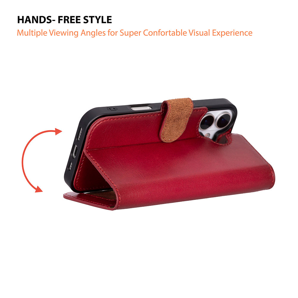 Magic I Phone 17 Leather Detachable Wallet Case