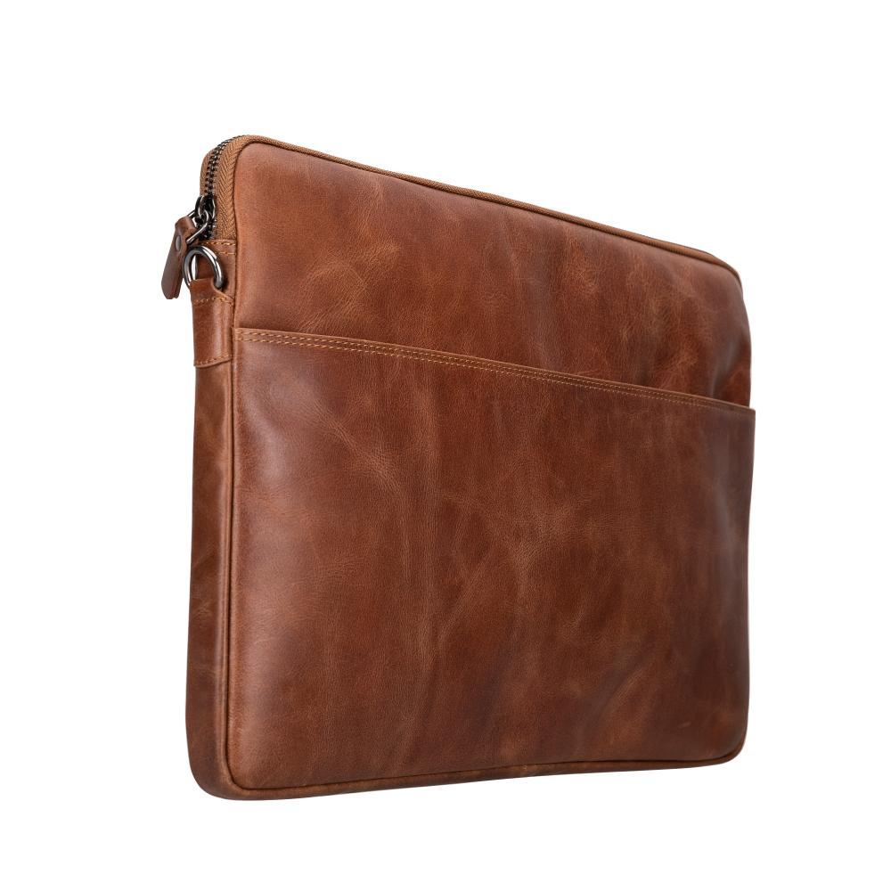 Leeds Slim Leather Laptop / Tablet Sleeve