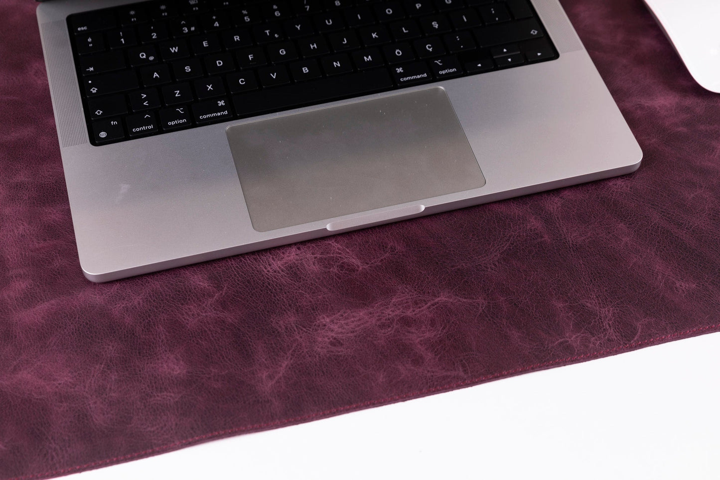 Natural Leather Desk Mat Large