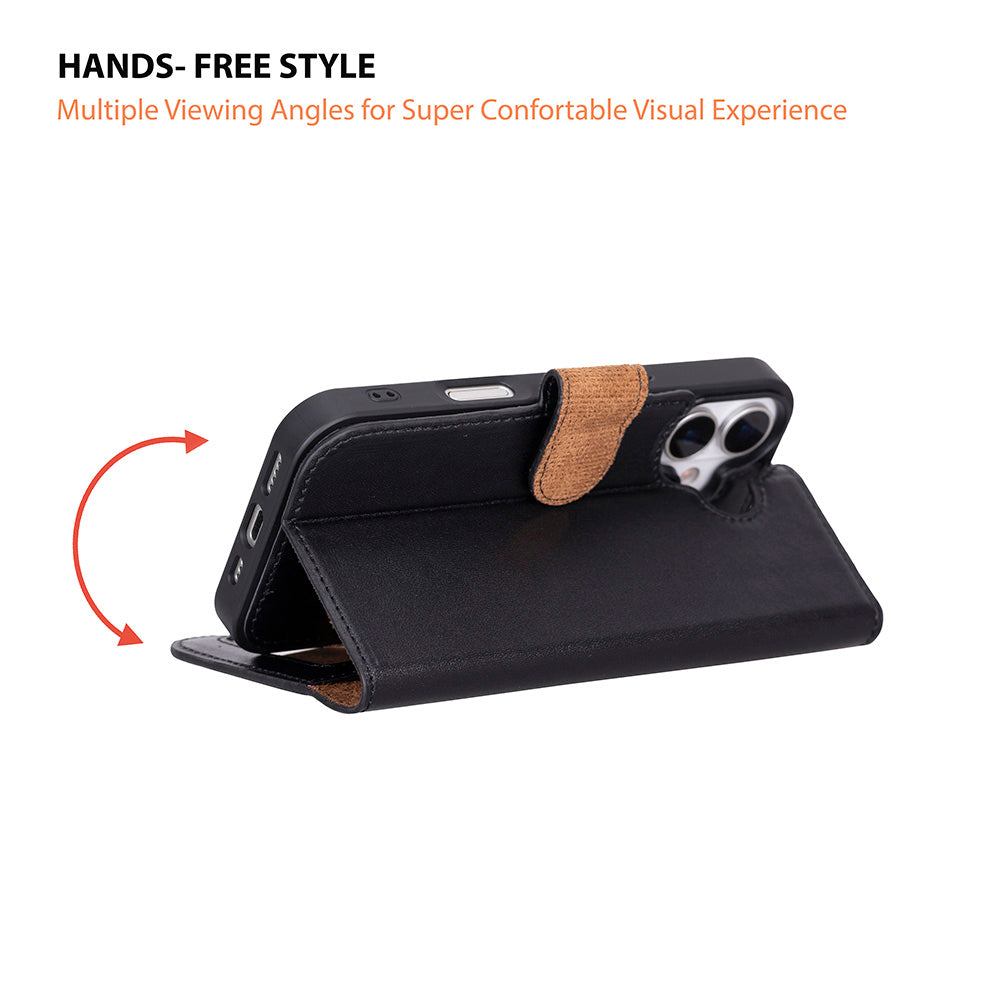 Magic I Phone 17 Leather Detachable Wallet Case