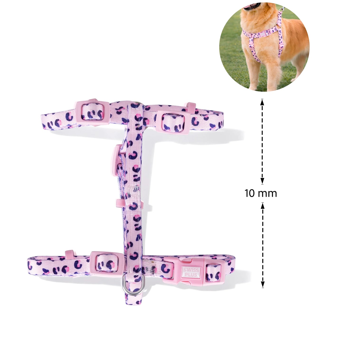 Patterned Recycled H Type Harness