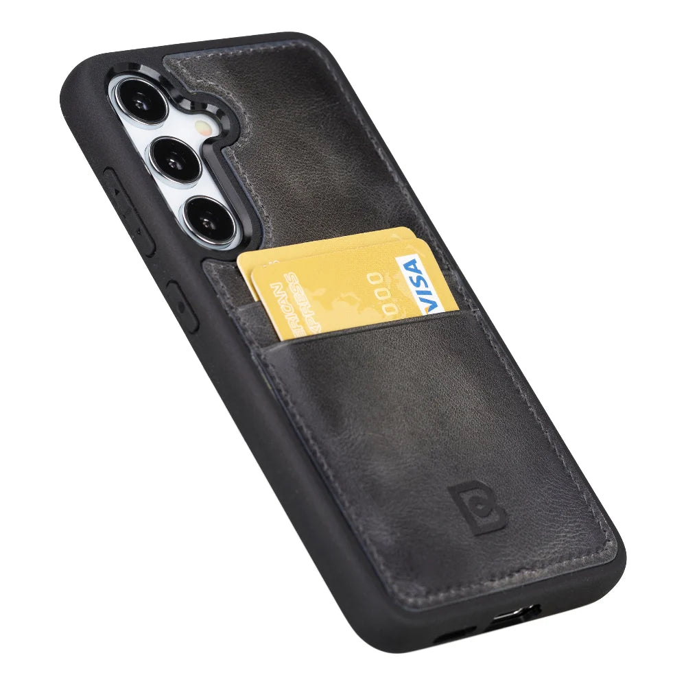 Bouletta Samsung Galaxy S24 Series Leather Case with Card Holder - FXCP