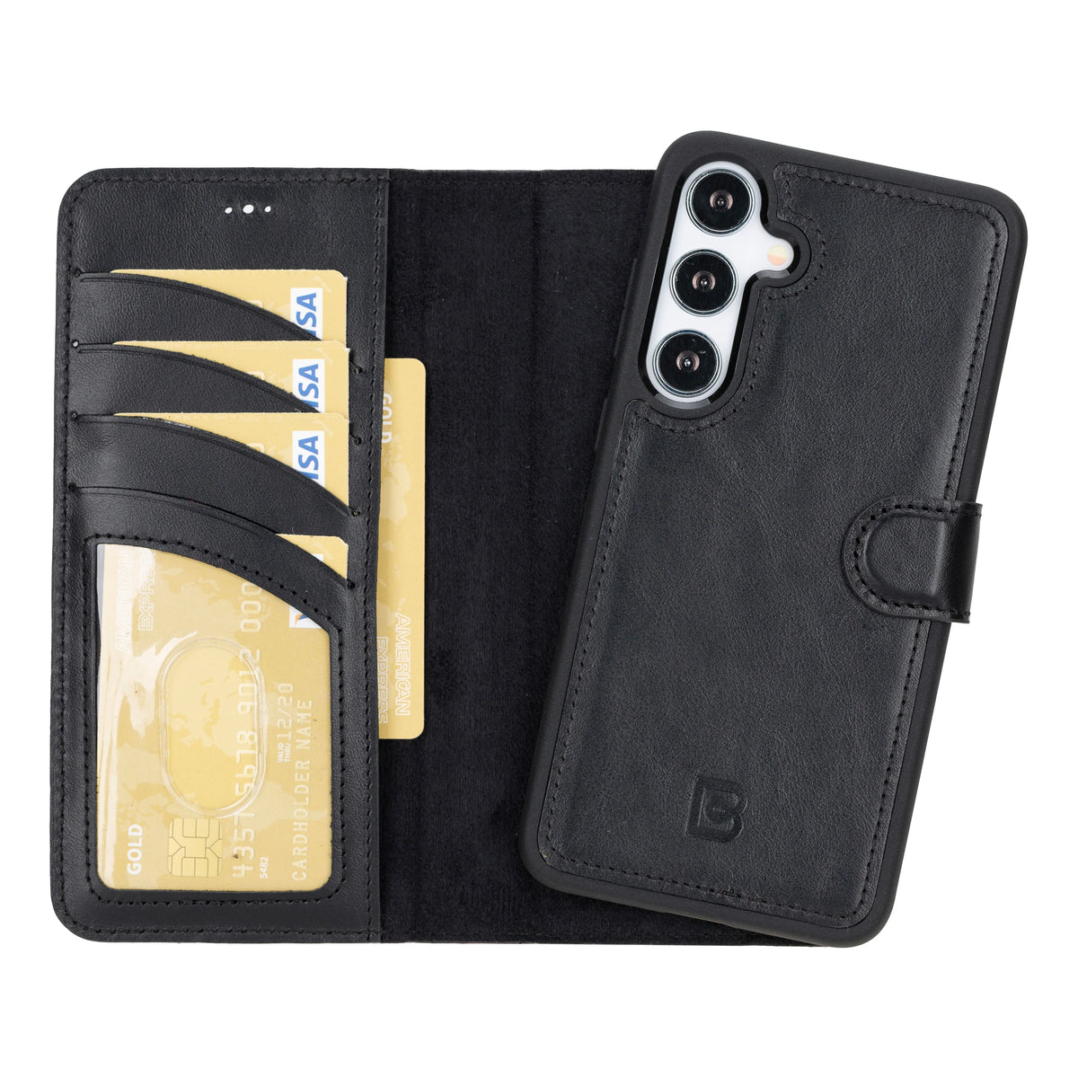 Magic Samsung Galaxy S24 Ultra Detachable Leather Wallet Case