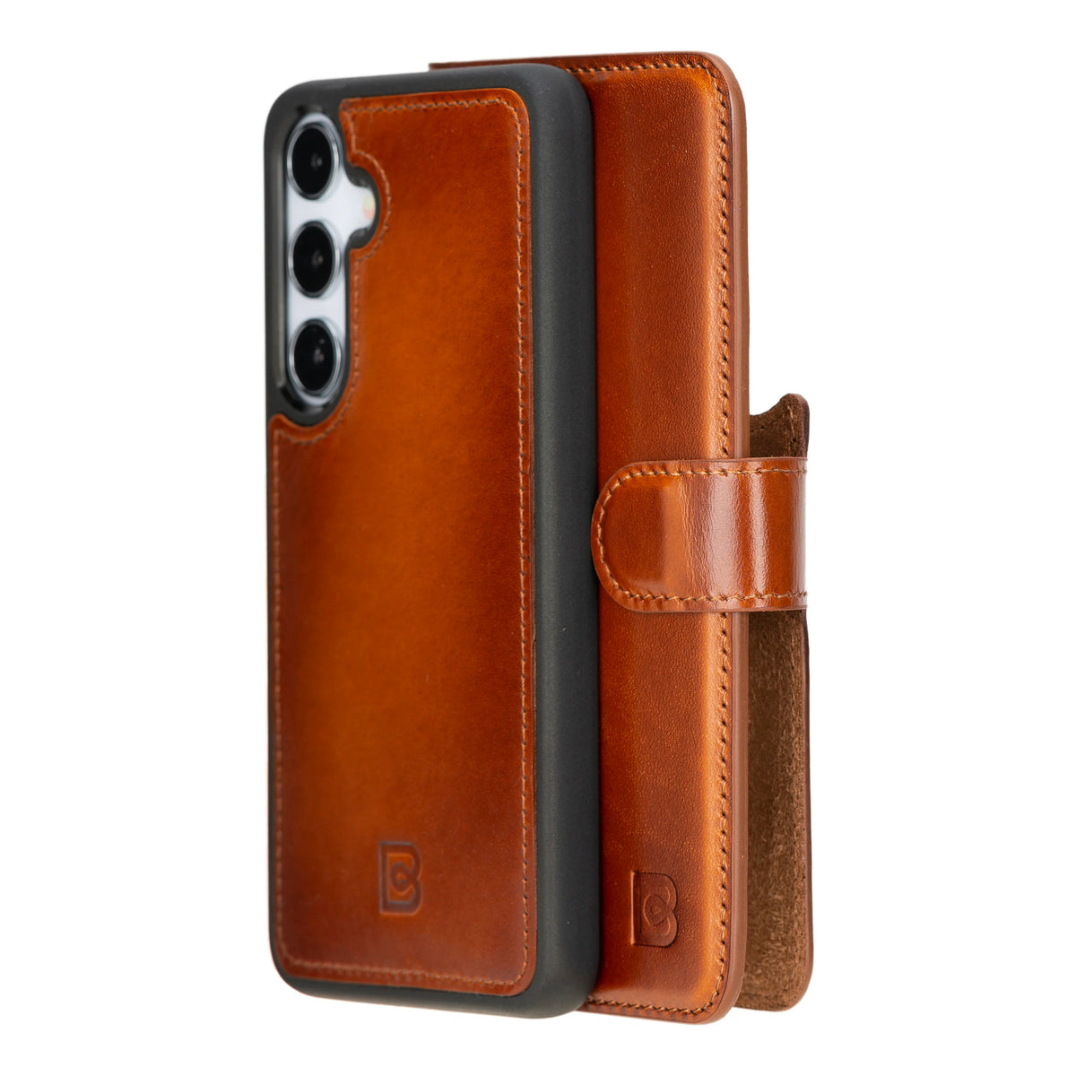 Magic Samsung Galaxy S24 Plus Detachable Leather Wallet Case