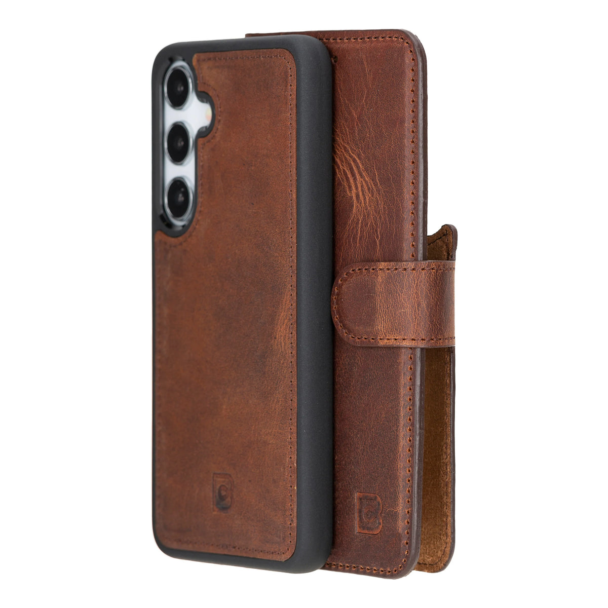 Magic Samsung Galaxy S24 Ultra Detachable Leather Wallet Case