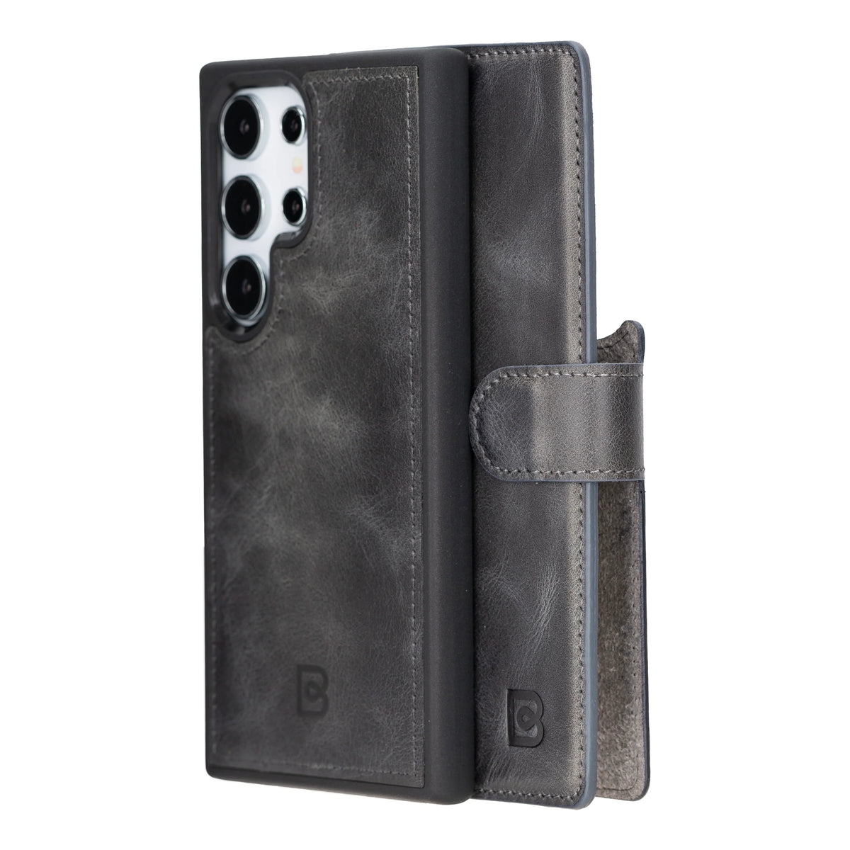 Magic Samsung Galaxy S24 Ultra Detachable Leather Wallet Case