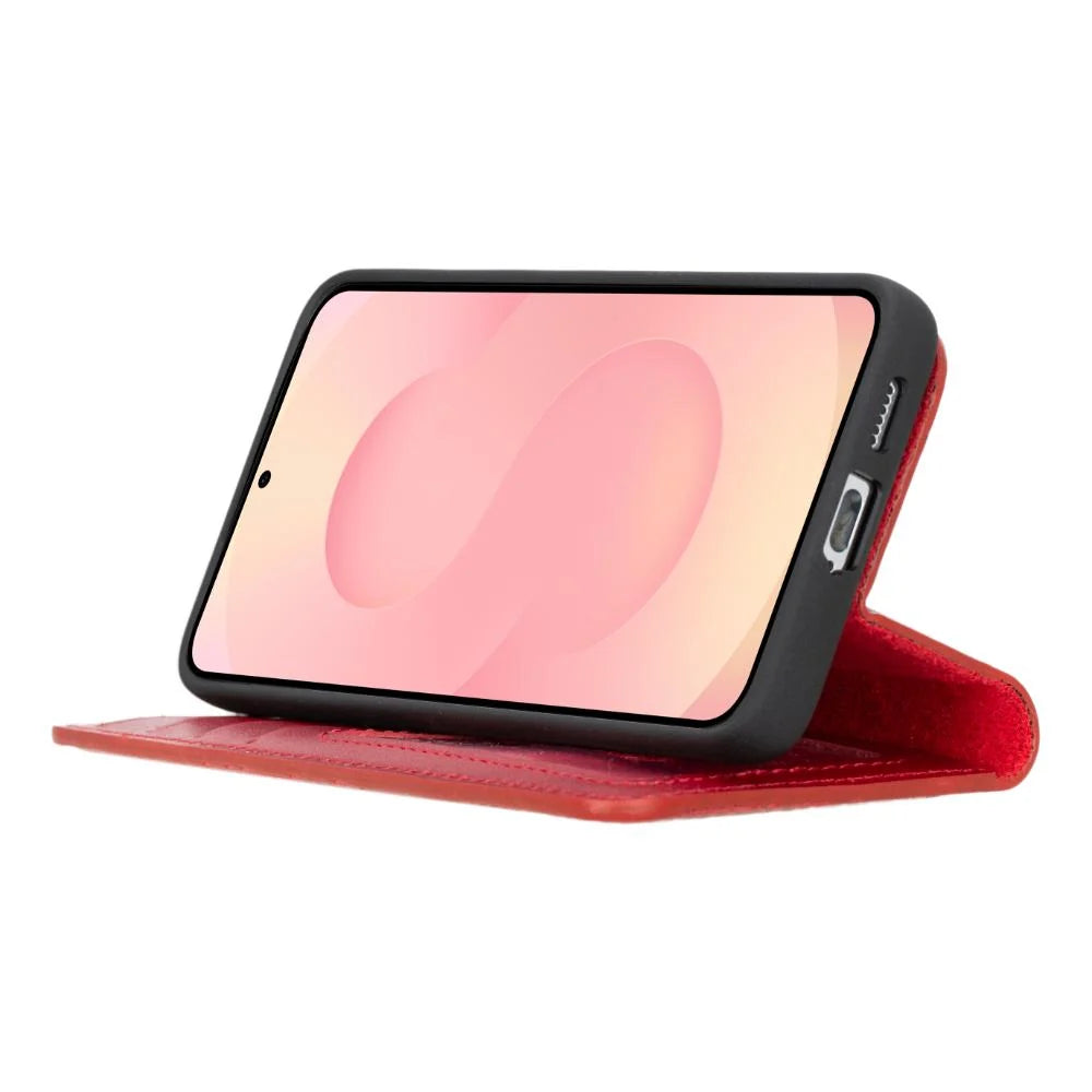 Magic Samsung Galaxy S25 Leather Detachable Wallet Case