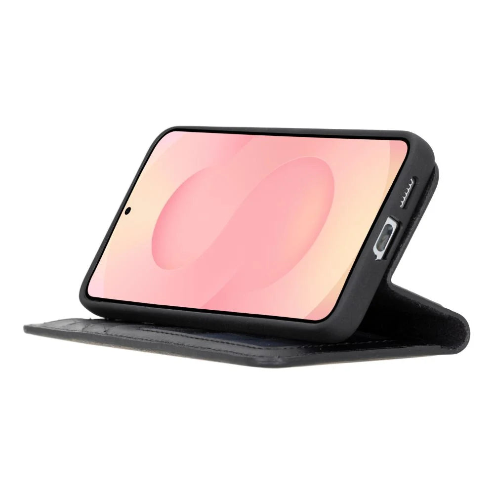 Magic Samsung Galaxy S25 Plus Leather Detachable Wallet Case