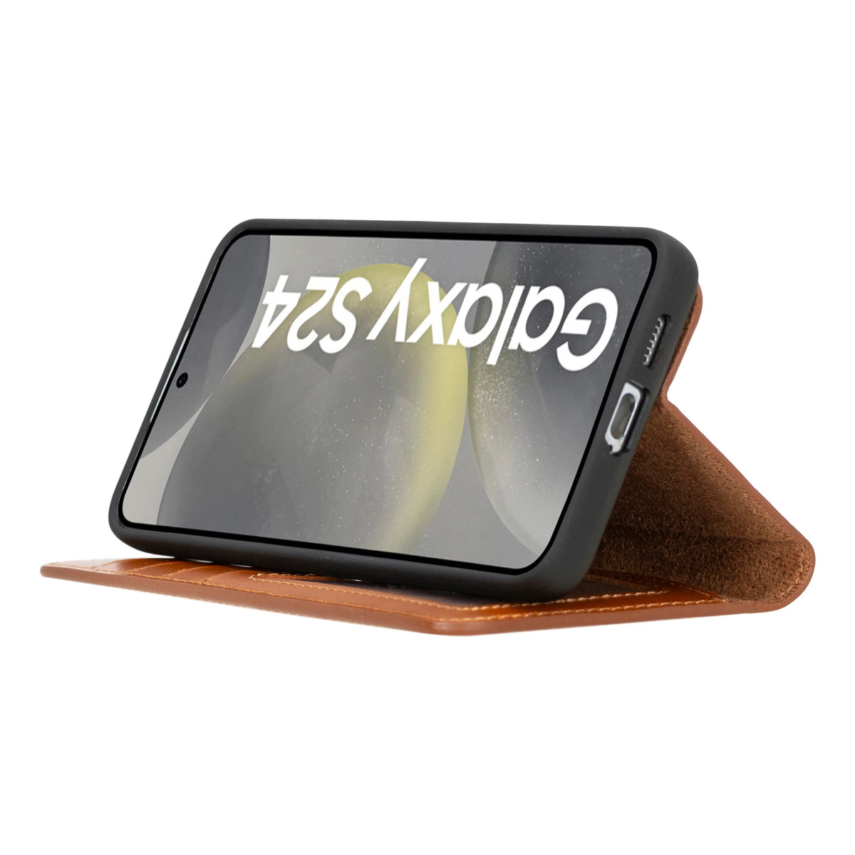 Magic Samsung Galaxy S24 Ultra Detachable Leather Wallet Case