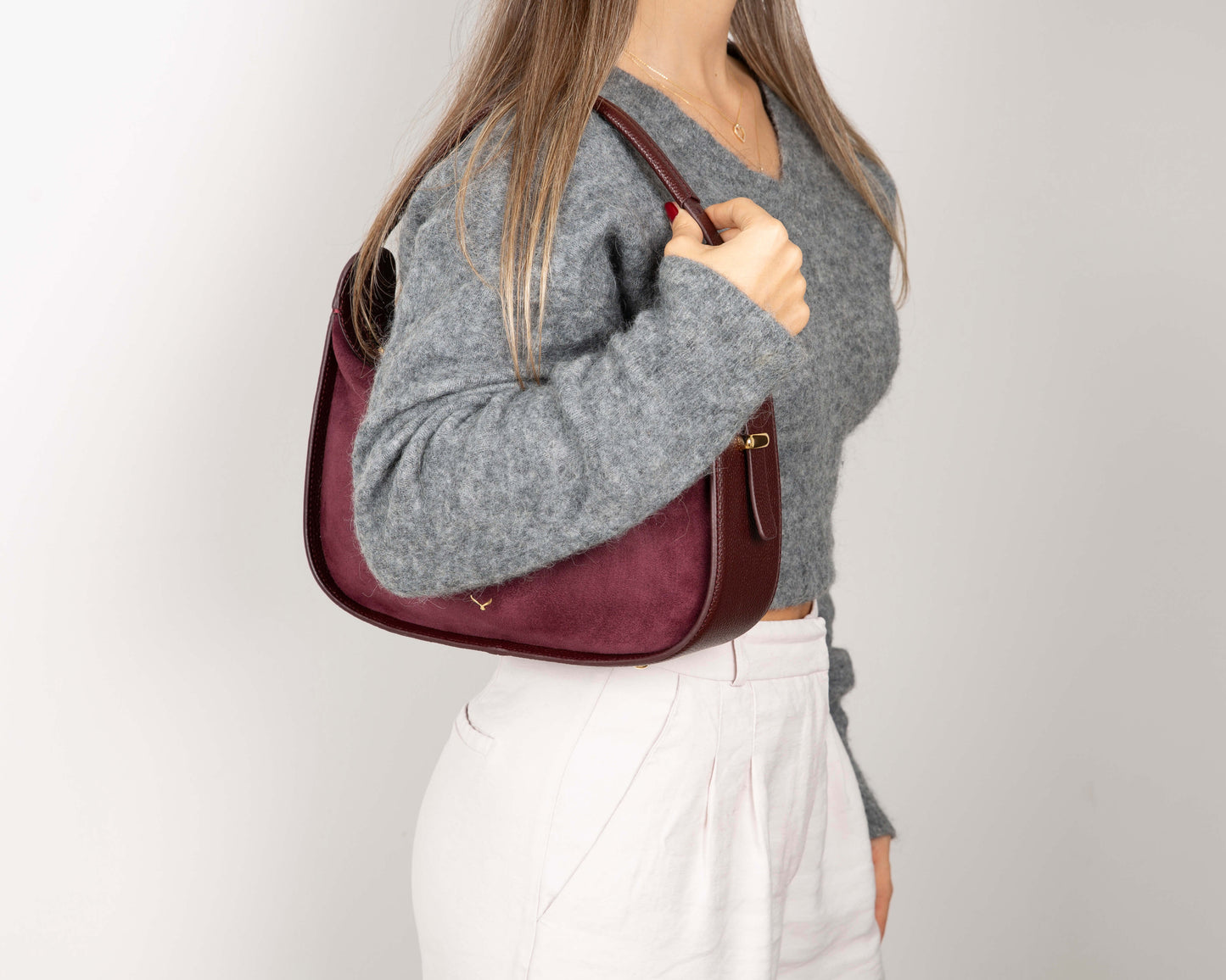 Dolcezza Suede Leather Women's Bag