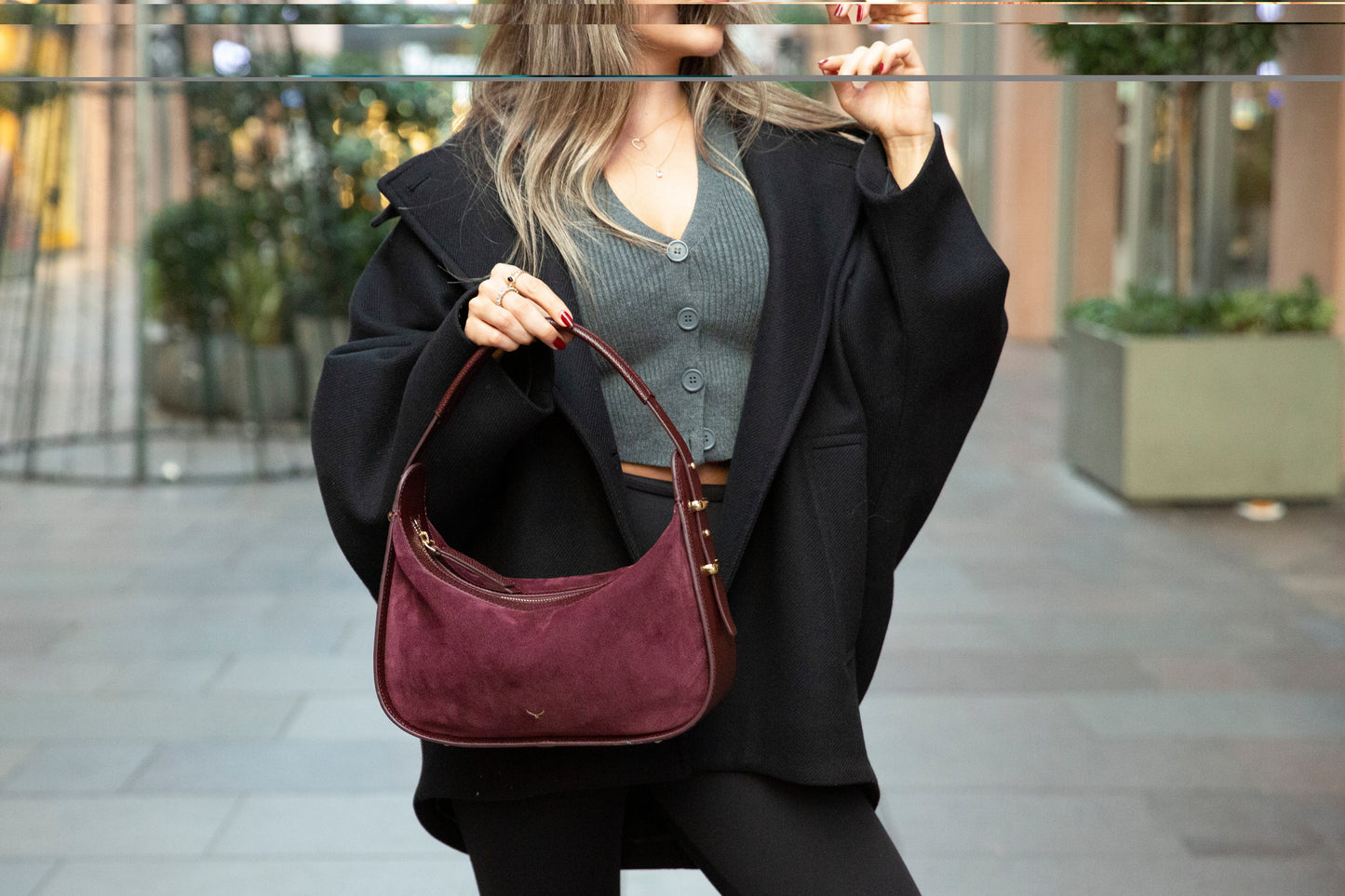 Dolcezza Suede Leather Women's Bag