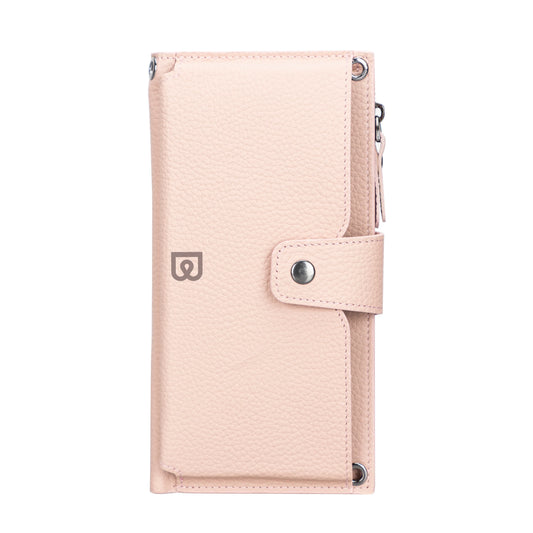 Nexora Strap Leather Crossbody Wallet