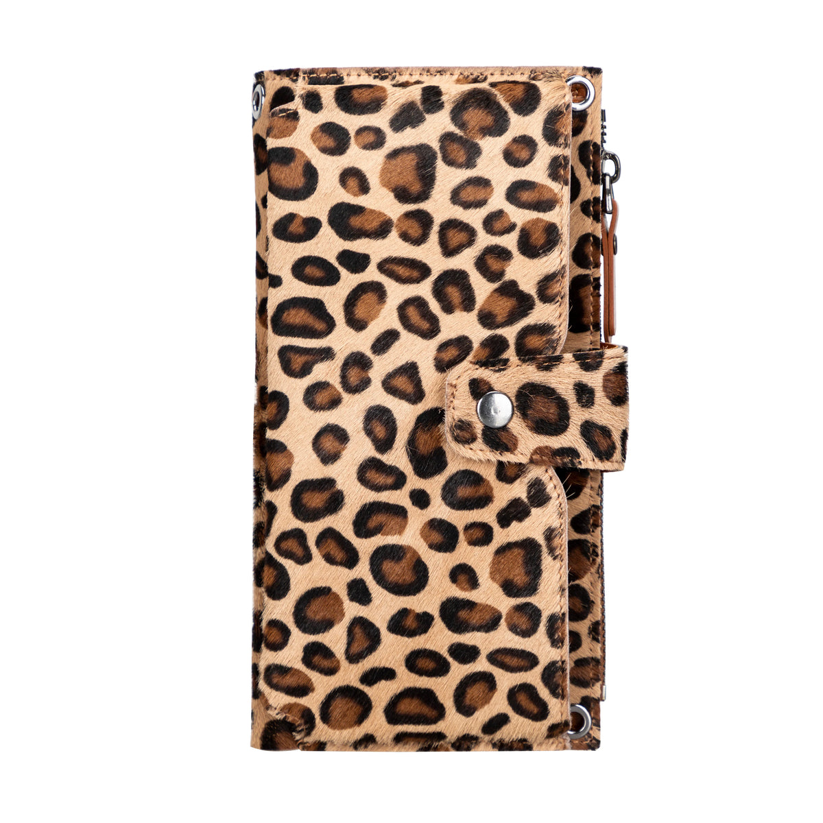 Nexora Strap Leather Crossbody Wallet