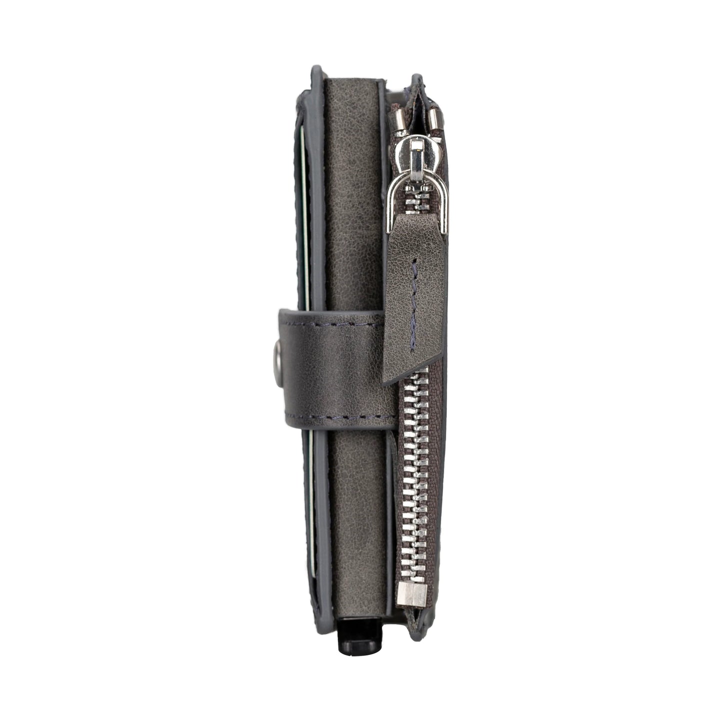 Leather Zip Mechanical Card Holder