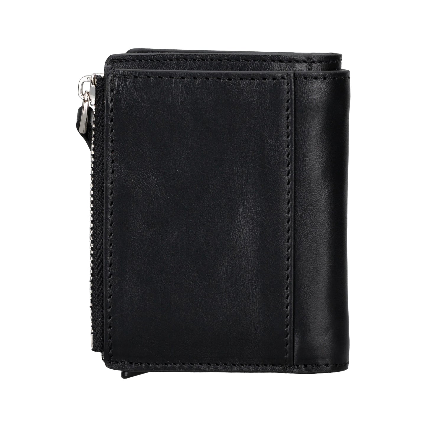 Leather Zip Mechanical Card Holder