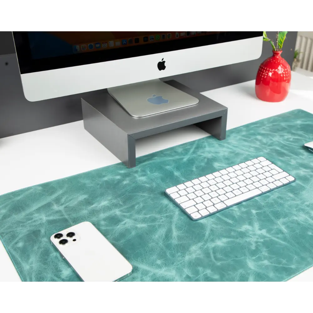 Natural Leather Desk Mat Medium