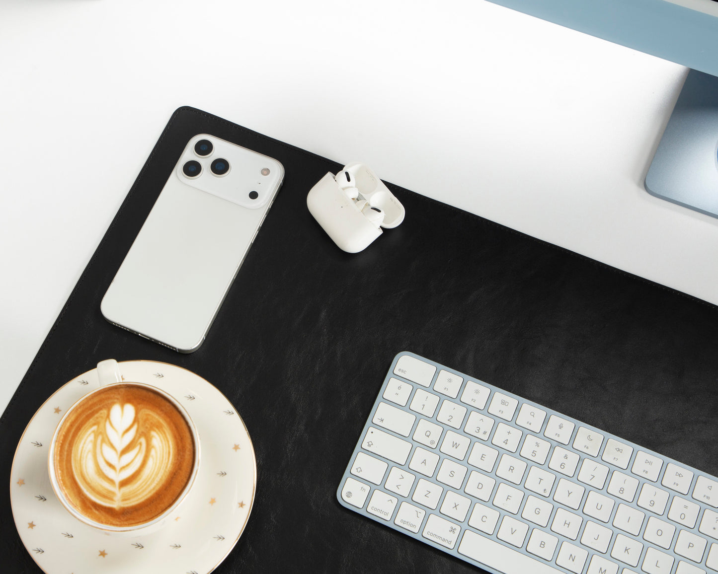 Natural Leather Desk Mat Medium