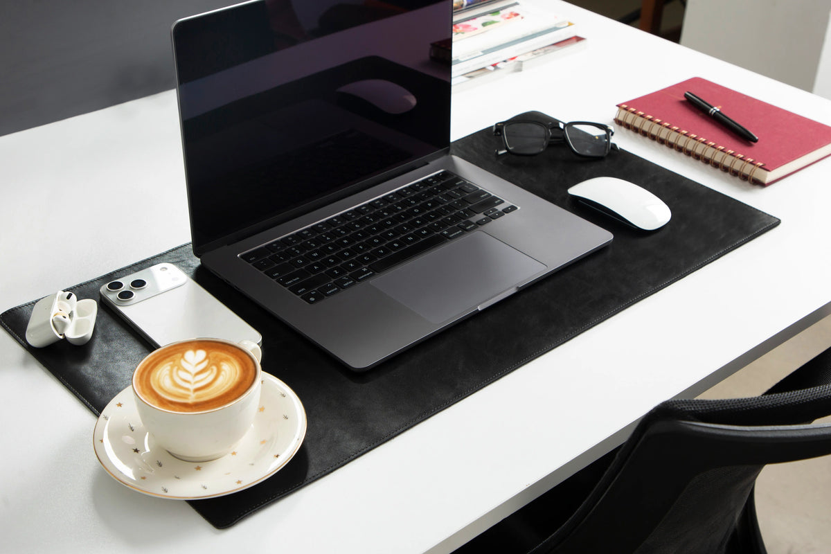 Single Layer Leather Desk Mat Small Size