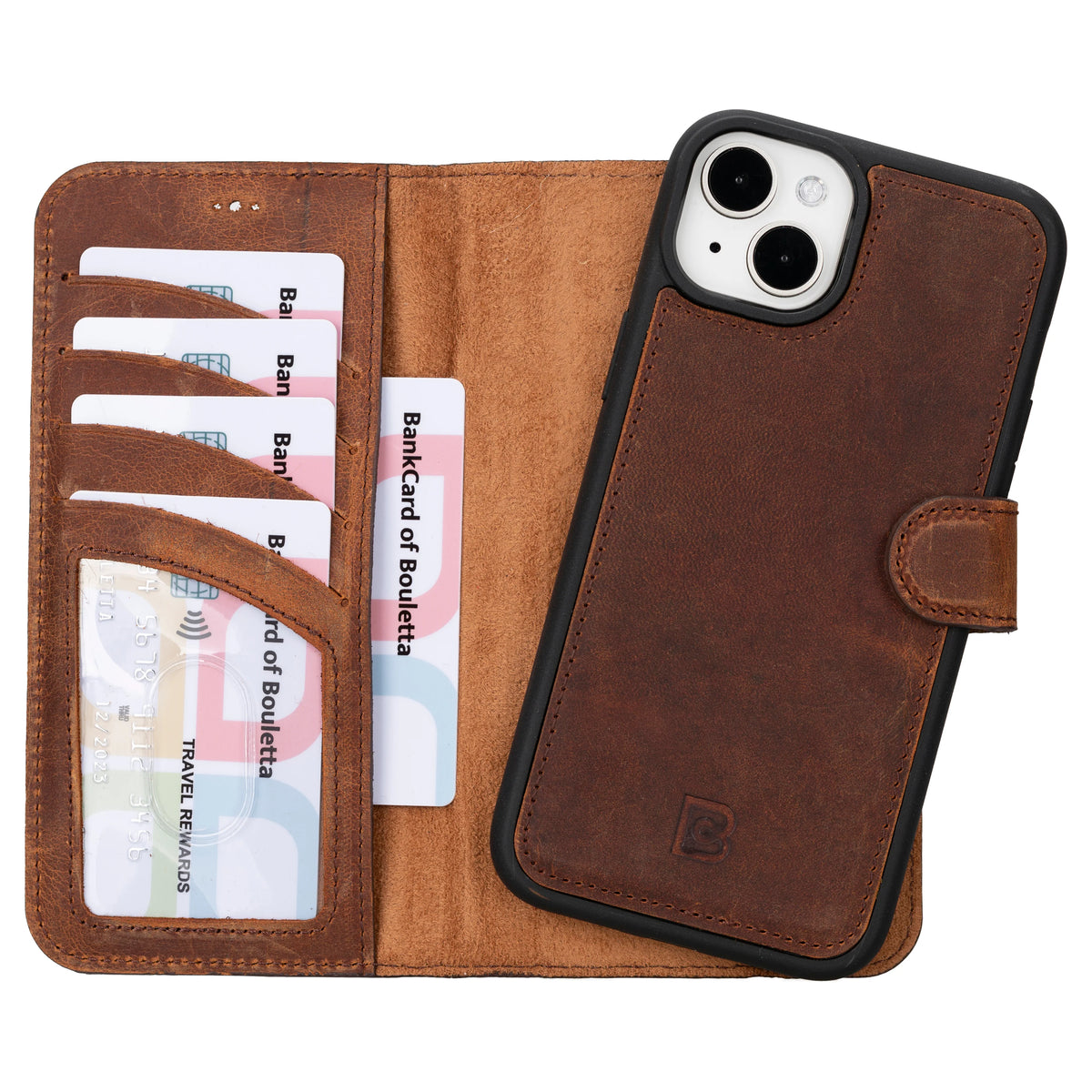 Magic iPhone 16 Leather Detachable Wallet Case