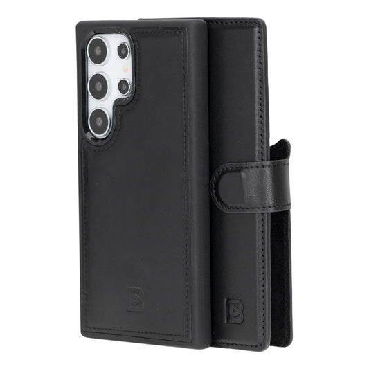 Magic Samsung Galaxy S24 Ultra Detachable Leather Wallet Case