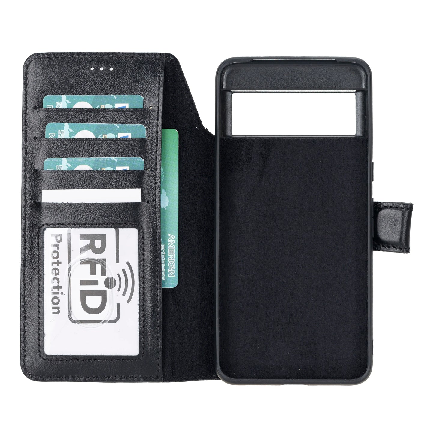 Magic Google Pixel 10 Pro Xl Detachable Leather Wallet Case