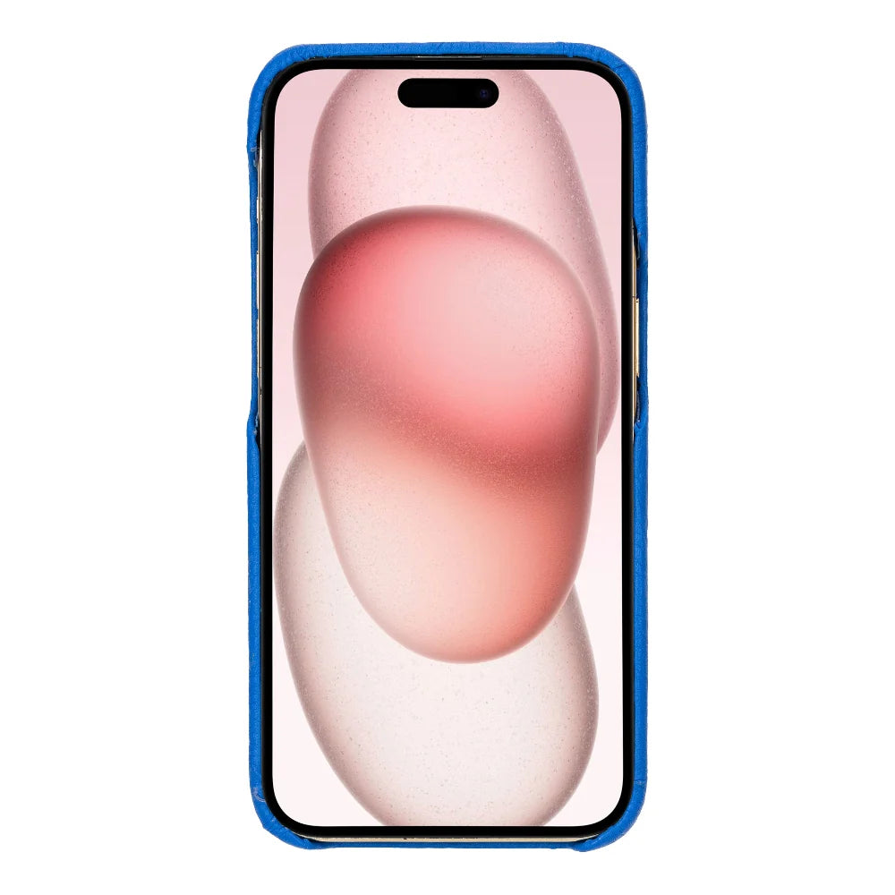 Bouletta Apple iPhone 15 Series Full Leather Coating Back Cover