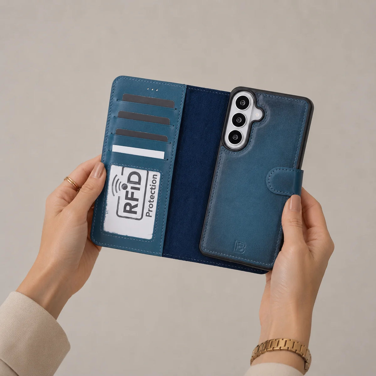 Magic Samsung Galaxy S26 Leather Detachable Wallet Case