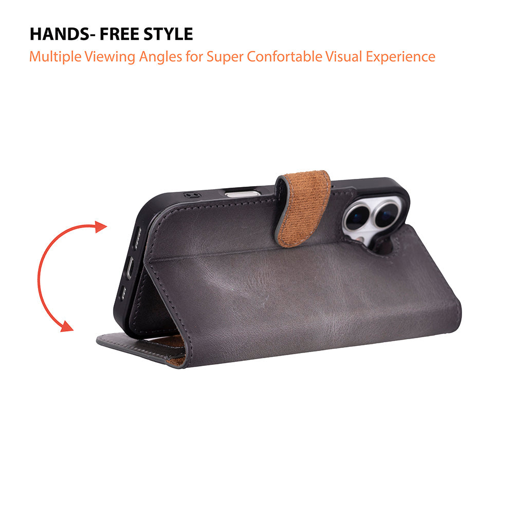 Magic I Phone 17 Leather Detachable Wallet Case