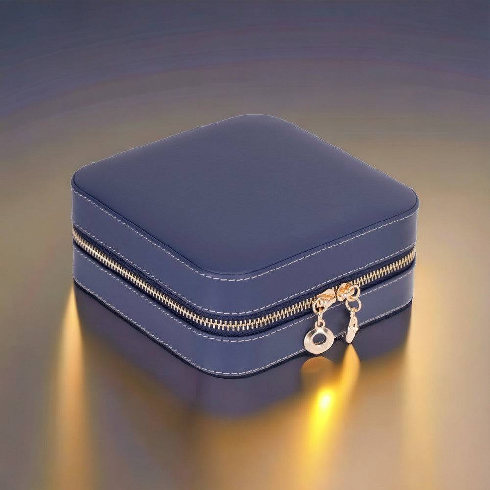 Amanda Leather Jewelry Box, Medium