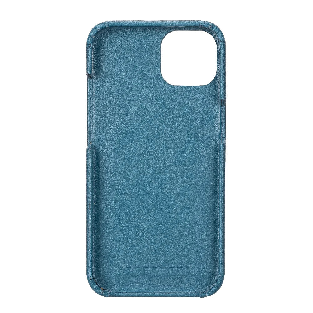 Bouletta Full Leather Coating Back Cover for Apple iPhone 13 Series iPhone 13 Pro Max / Dark Brown