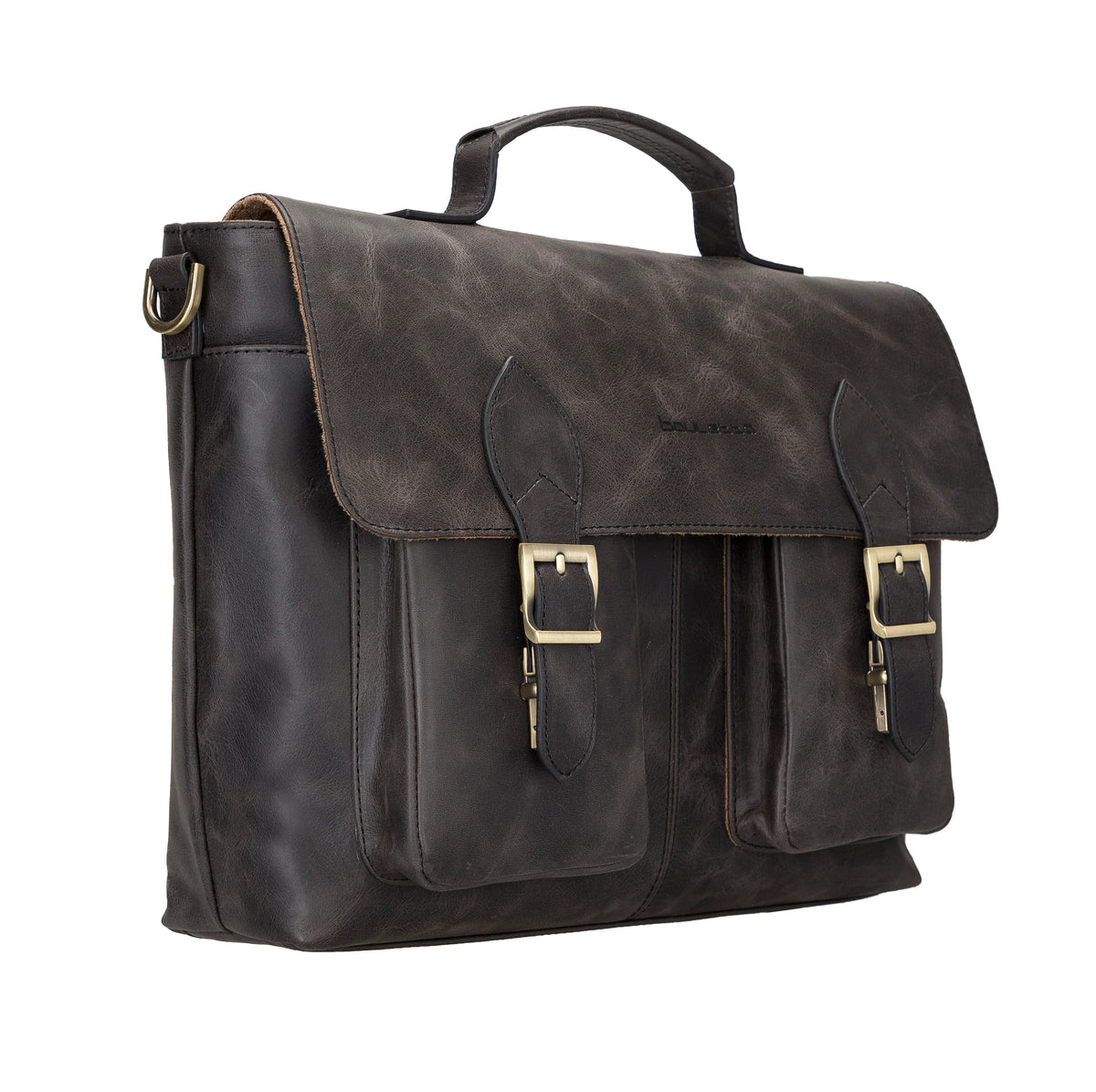 Olympus Leather Business Briefcase / Laptop Case