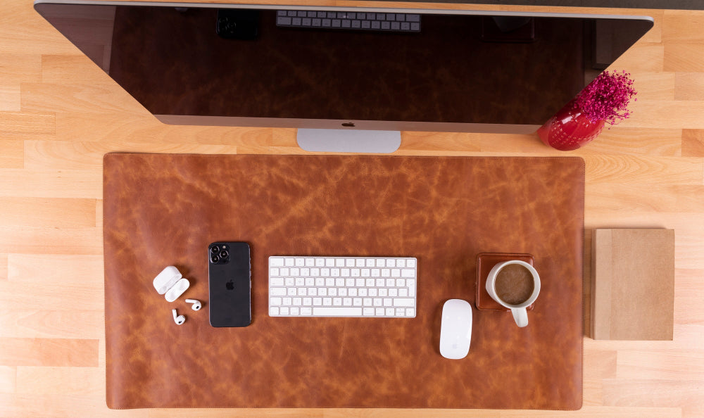 Leather Desk Mat Large