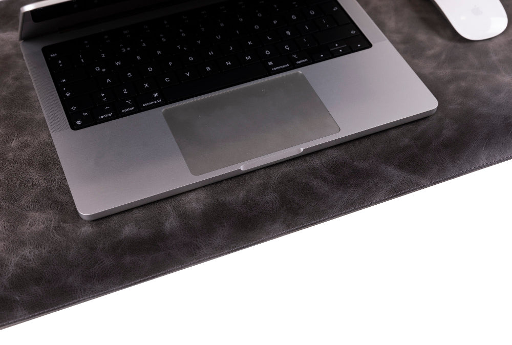 Lined Leather Desk Mat Small Size