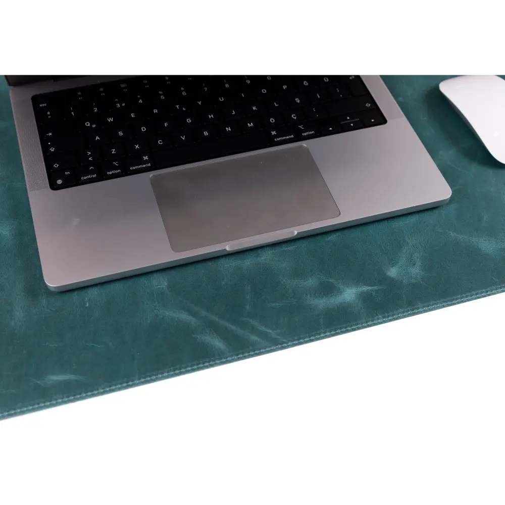 Natural Leather Desk Mat Medium
