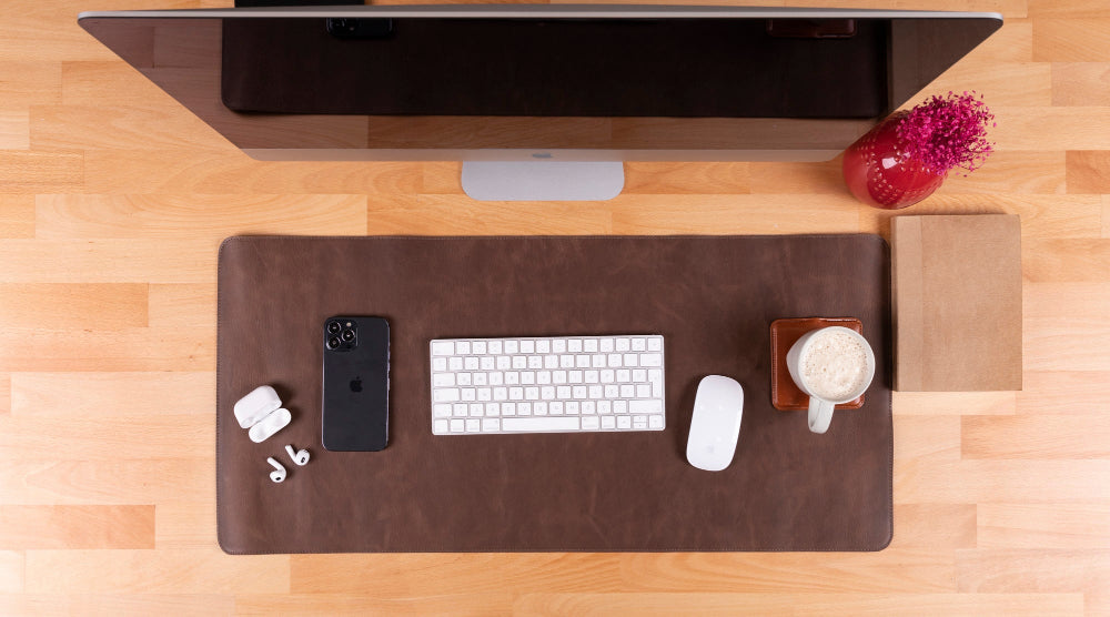 Leather Desk Mat Large