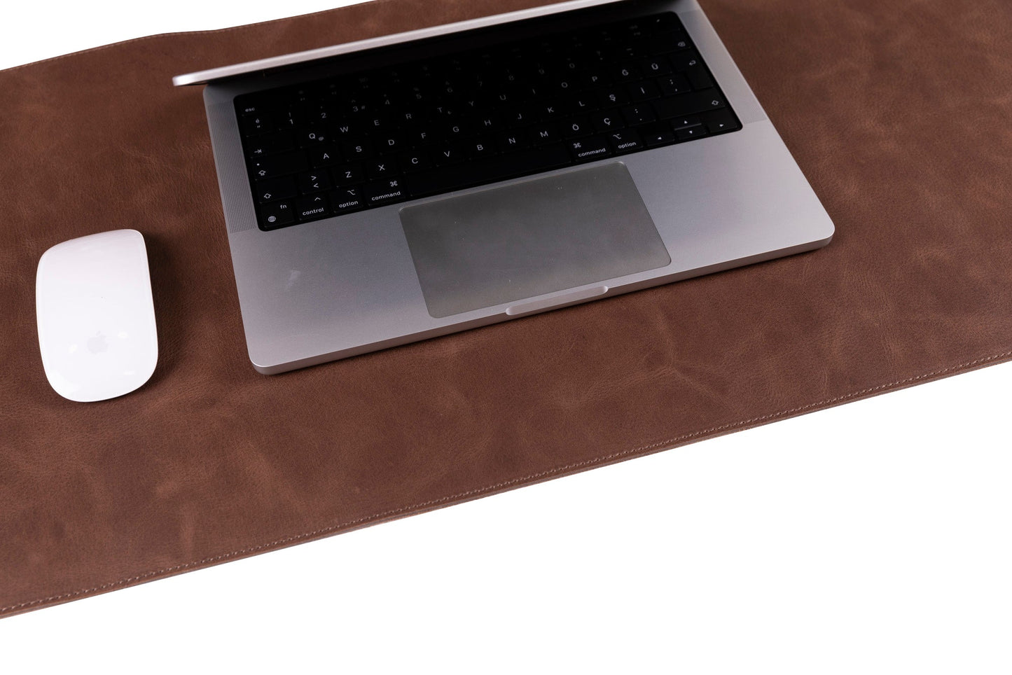 Natural Leather Desk Mat Large