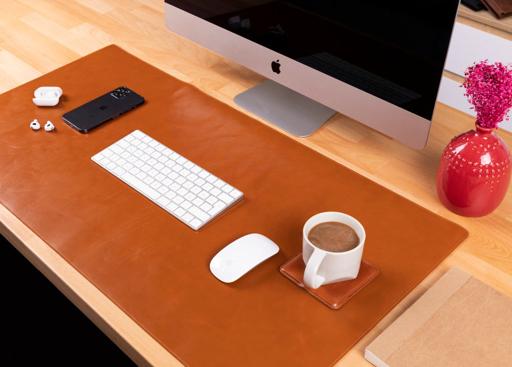 Leather Desk Mat Large