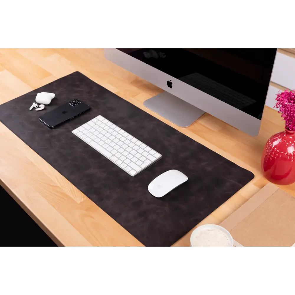 Natural Leather Desk Mat Medium