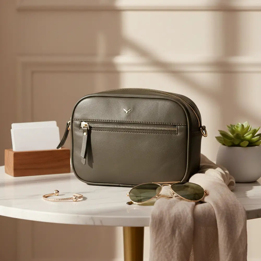 Emerald Leather Women's Bag