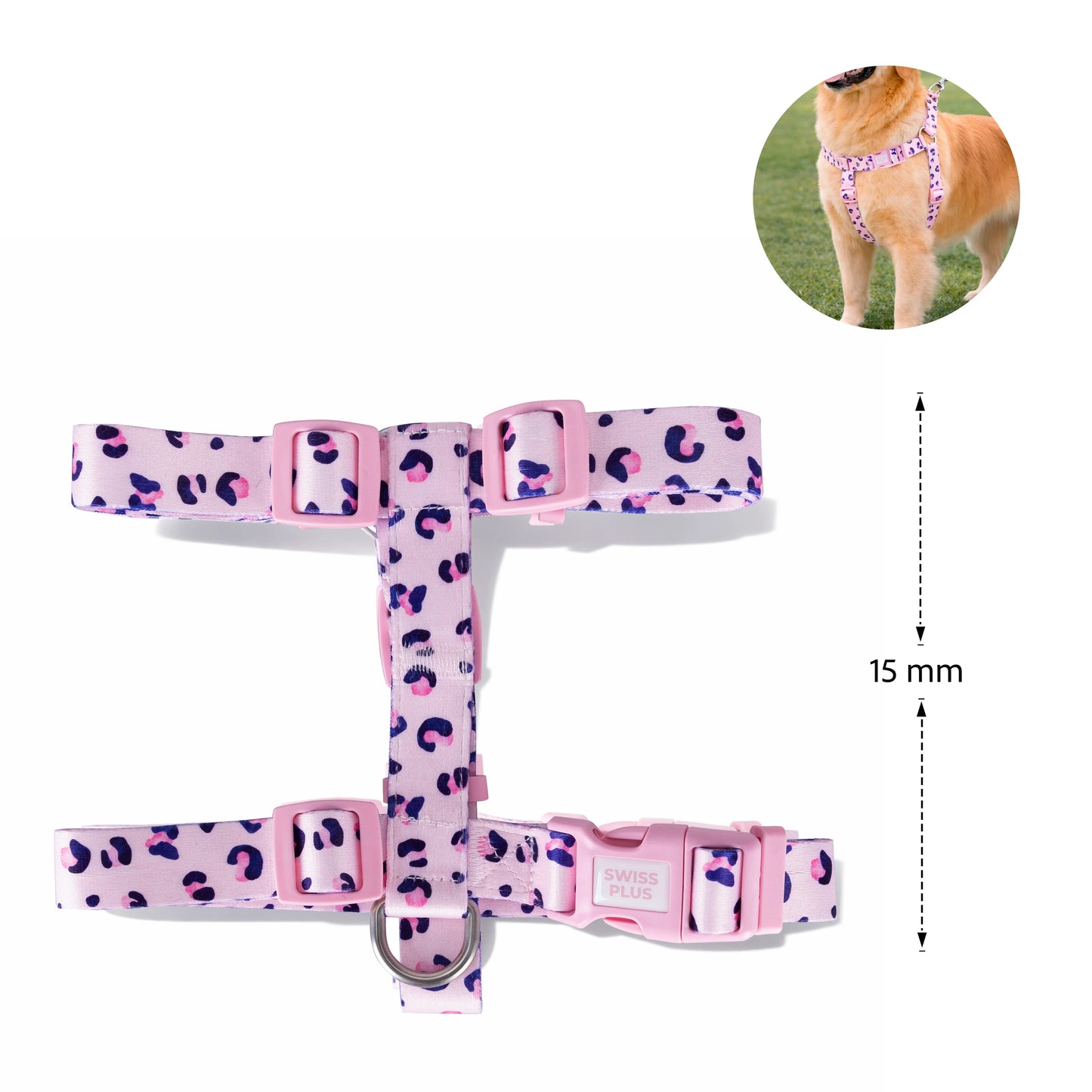 Patterned Recycled H Type Harness