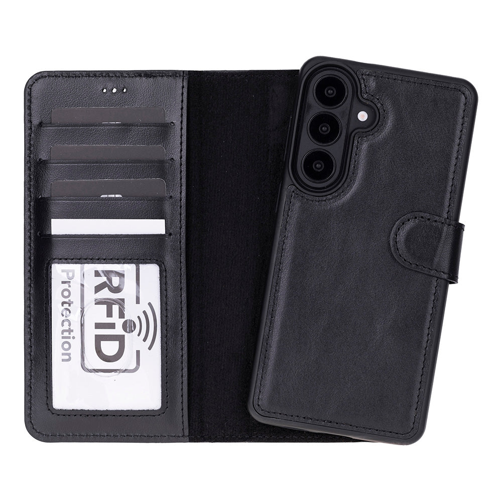 Magic Samsung Galaxy S26 Plus Leather Detachable Wallet Case