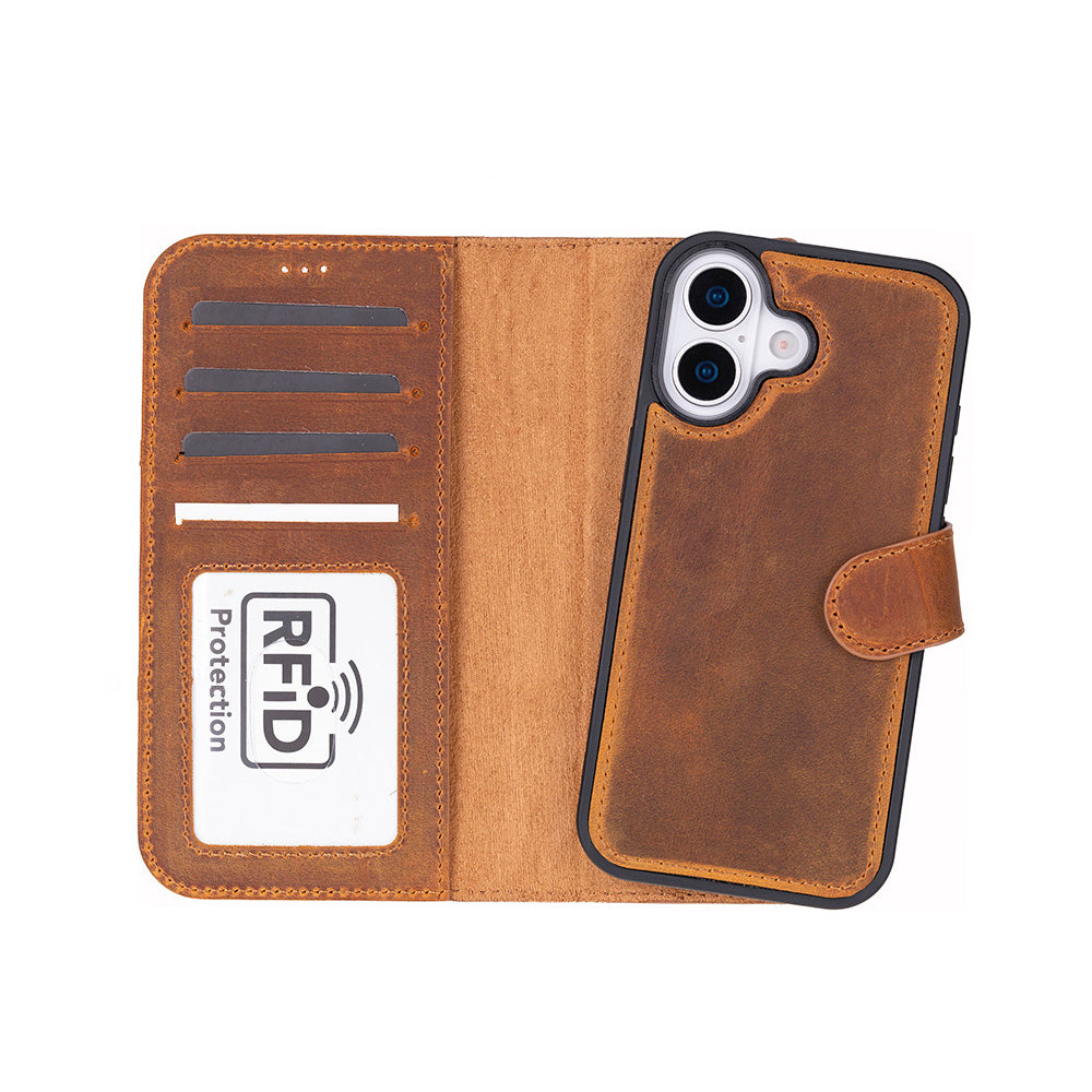 Magic I Phone 17 Leather Detachable Wallet Case