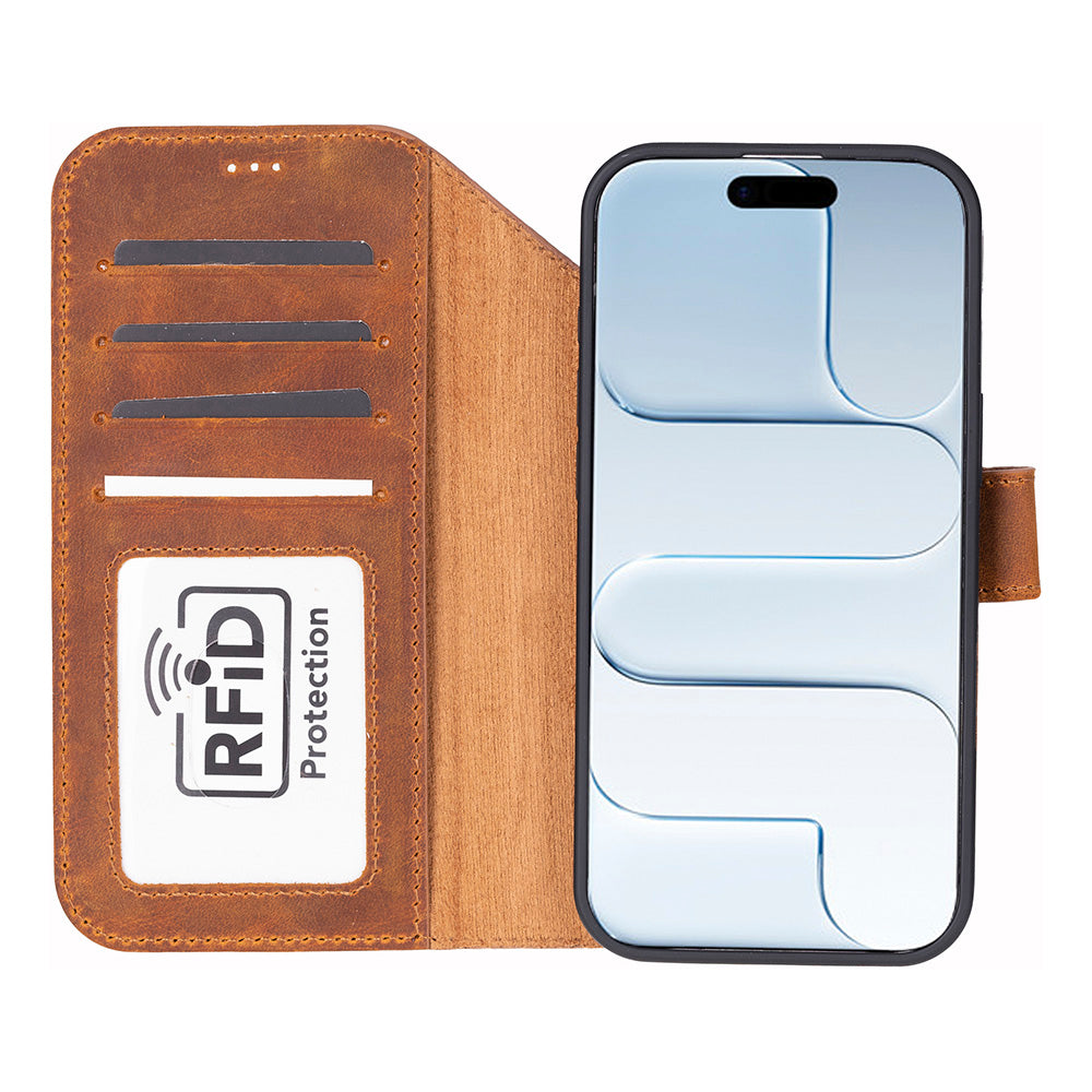 Magic I Phone 17 Air Leather Detachable Wallet Case